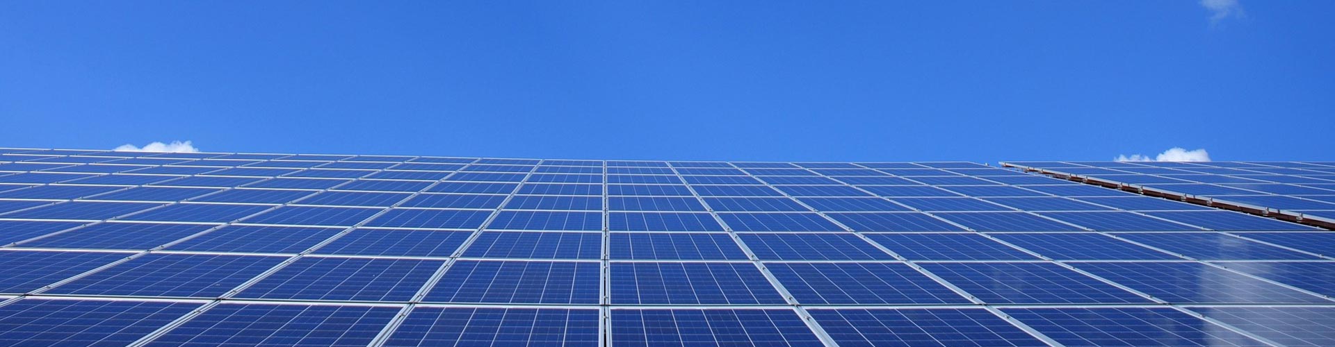 Photo de panneaux solaires